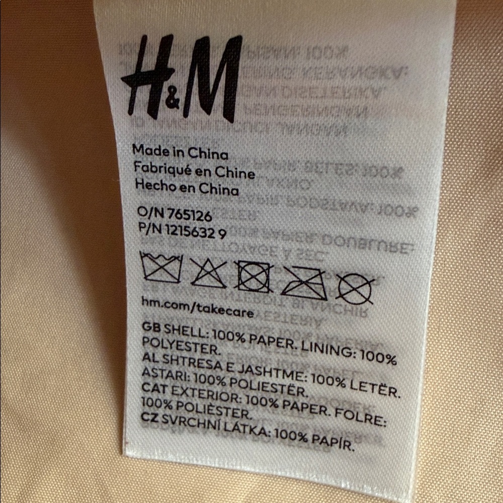 NWOT—H &M Straw Woven Tote w/removeable & adjustable crossbody strap/handle bag. - Picture 15 of 16